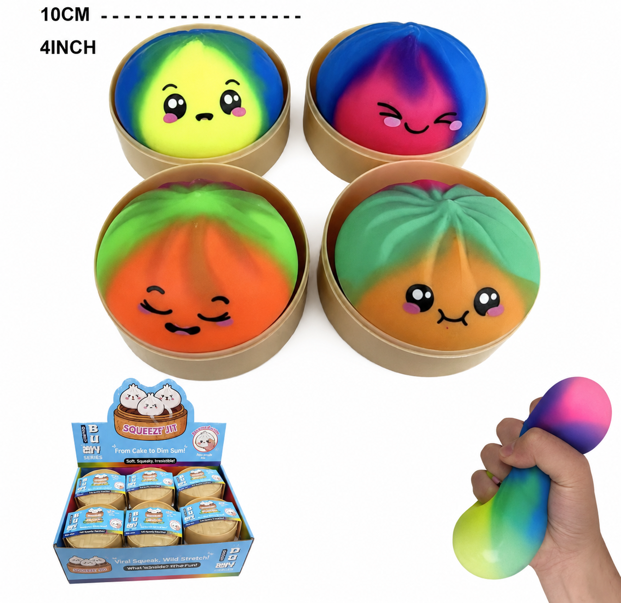 Tie dye dumpling