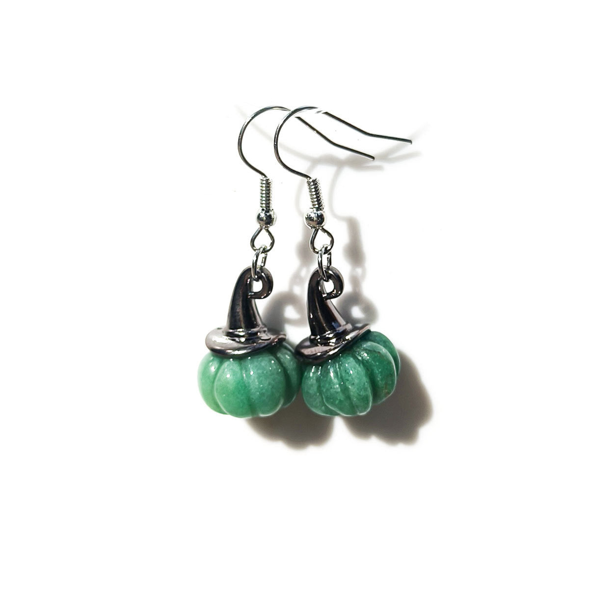 Crystal pumpkin earrings