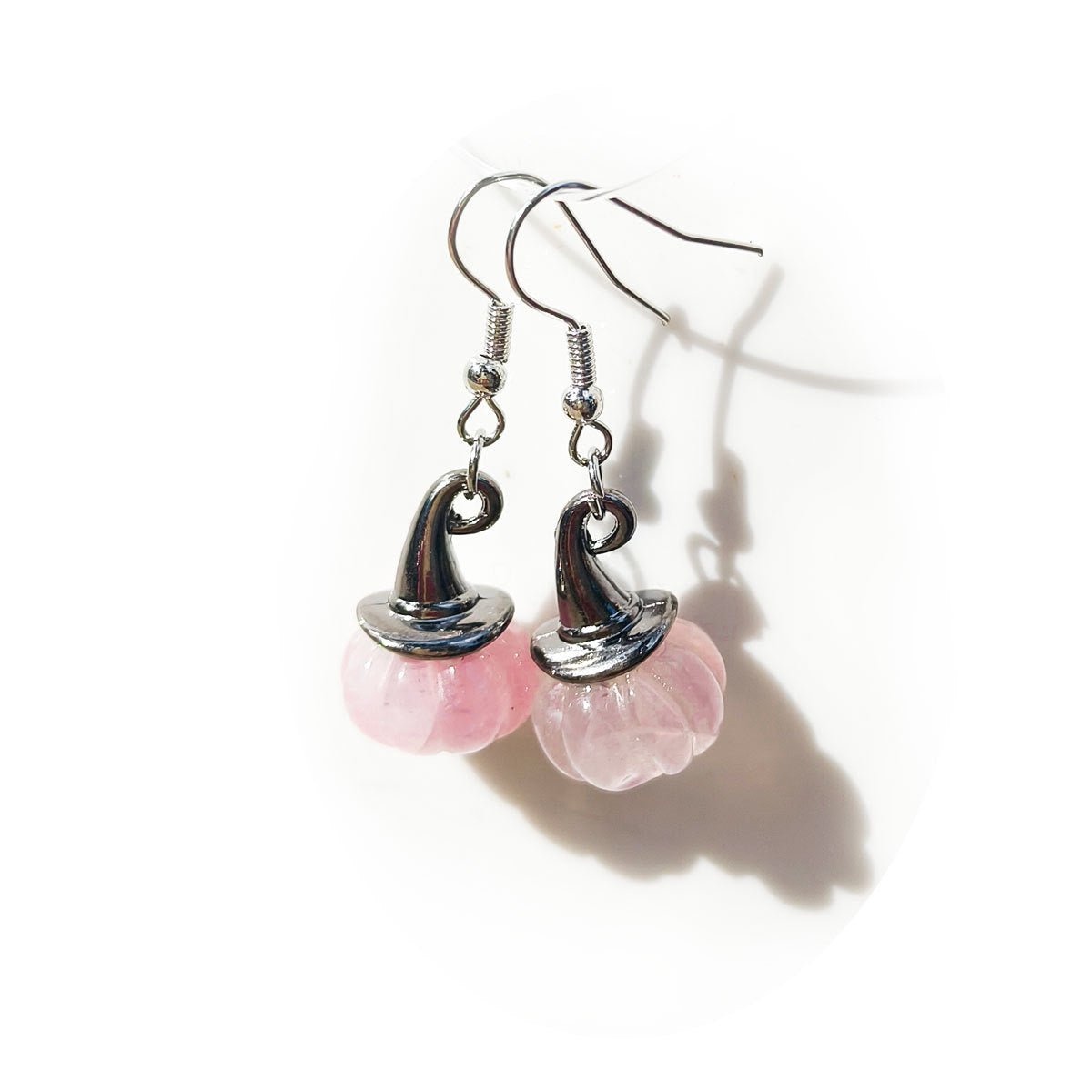 Crystal pumpkin earrings