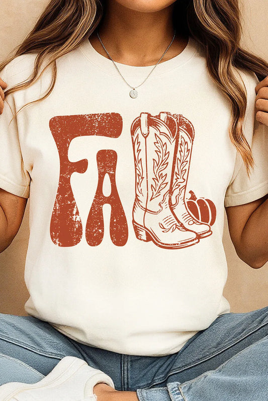 FALL Boots Graphic T Shirt