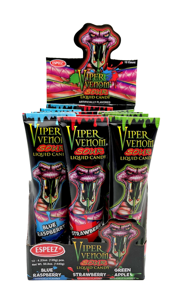 Viper Venom Sour Liquid Candy,12ct