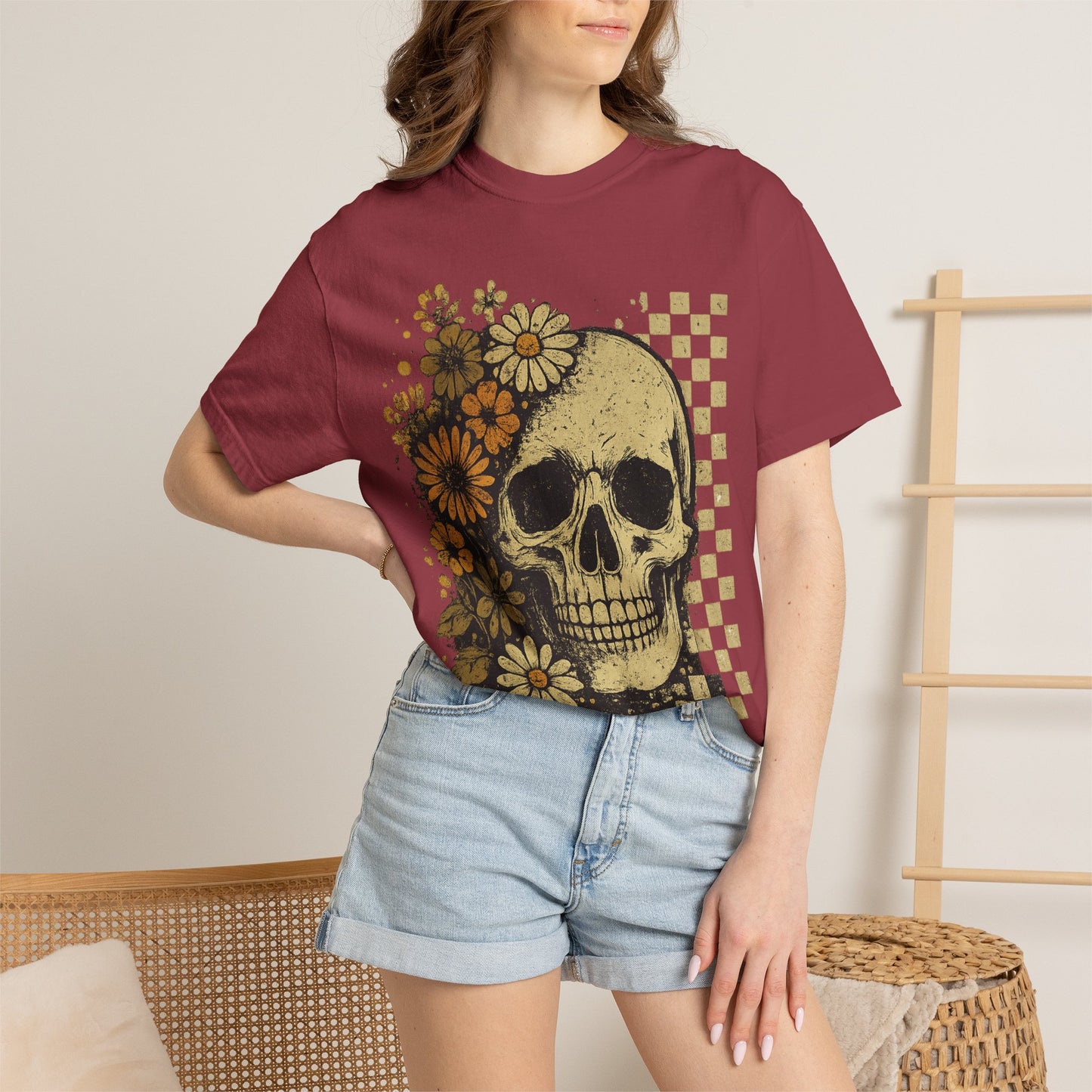 Skull And Flowers