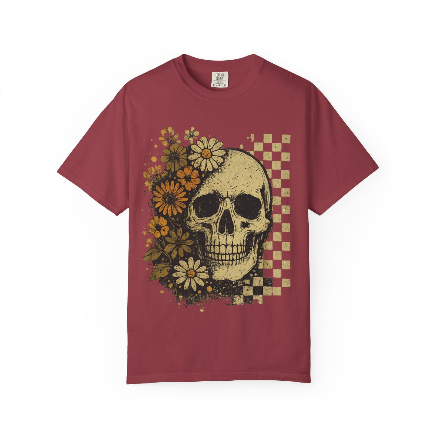 Skull And Flowers