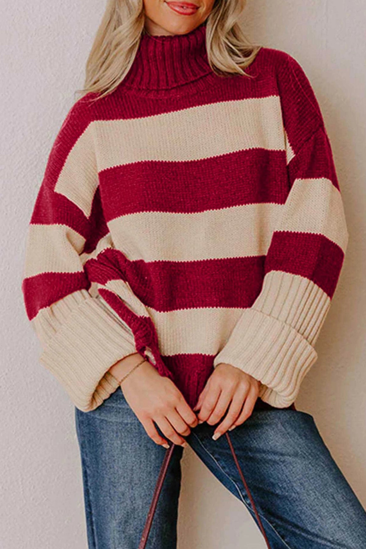 Red Relaxed Sweater