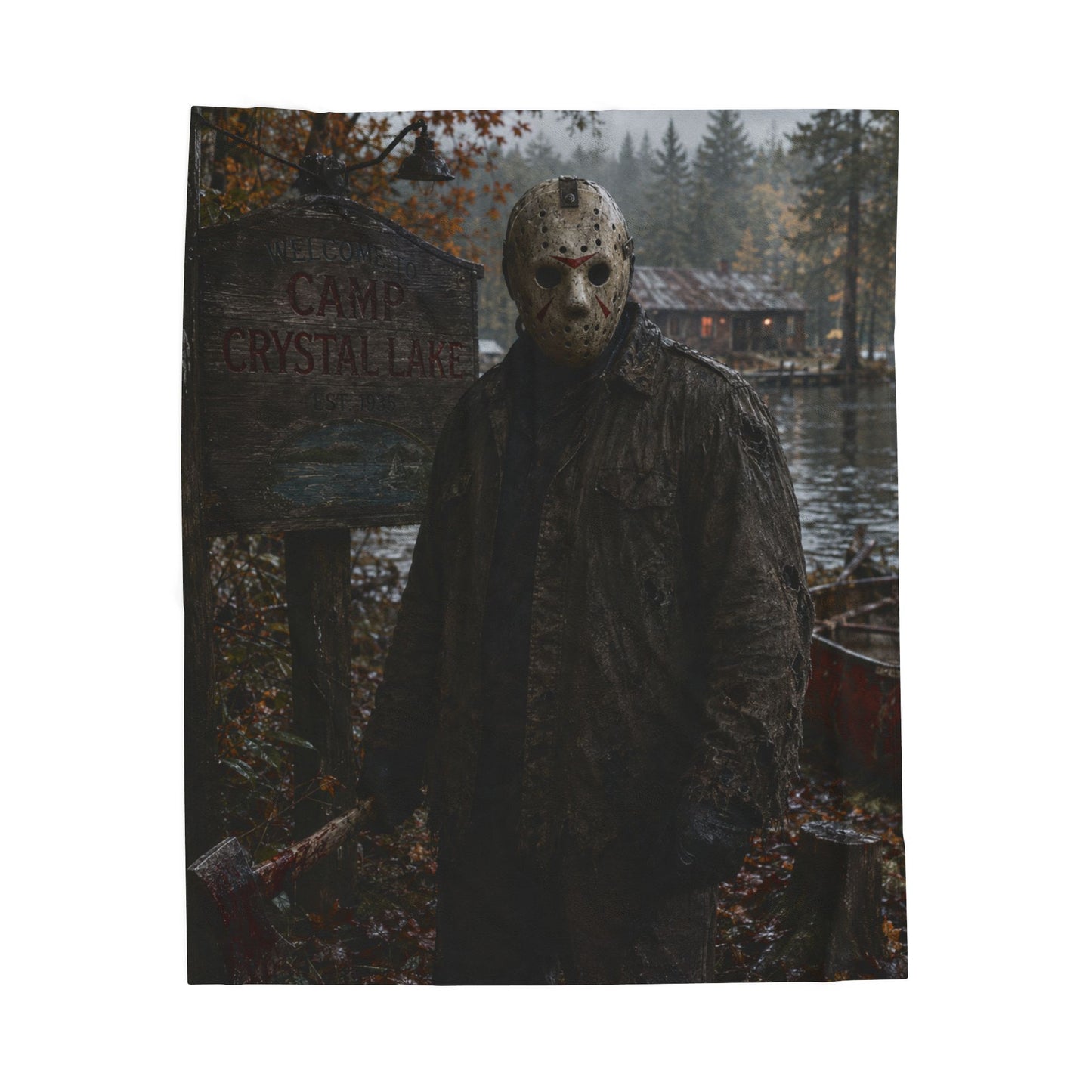 Camp Crystal Lake Blanket