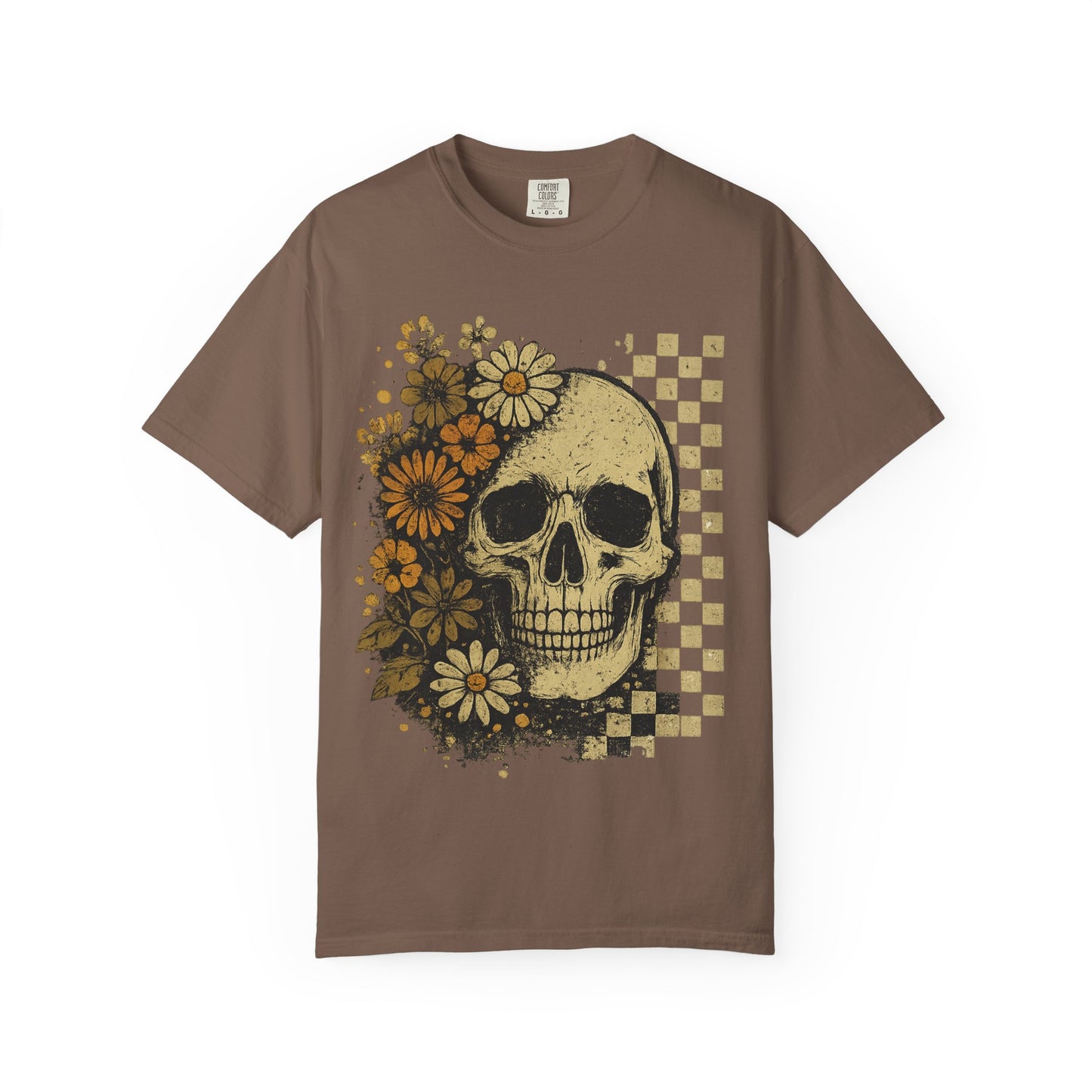 Skull And Flowers