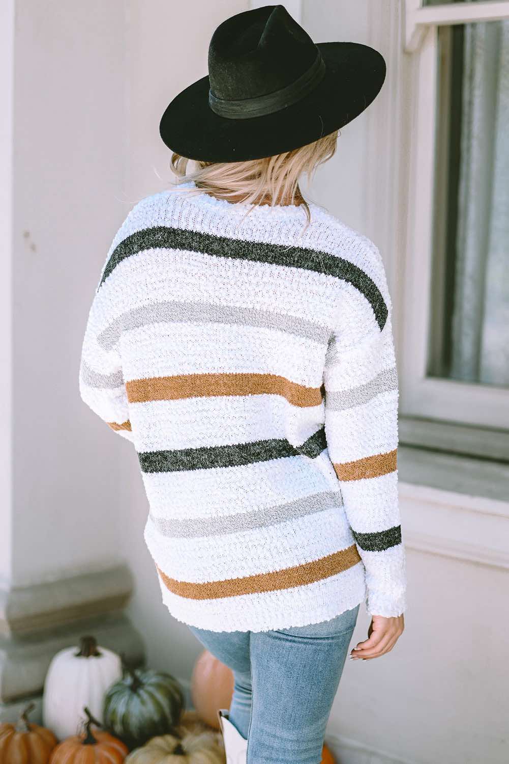 Popcorn Knit Sweater