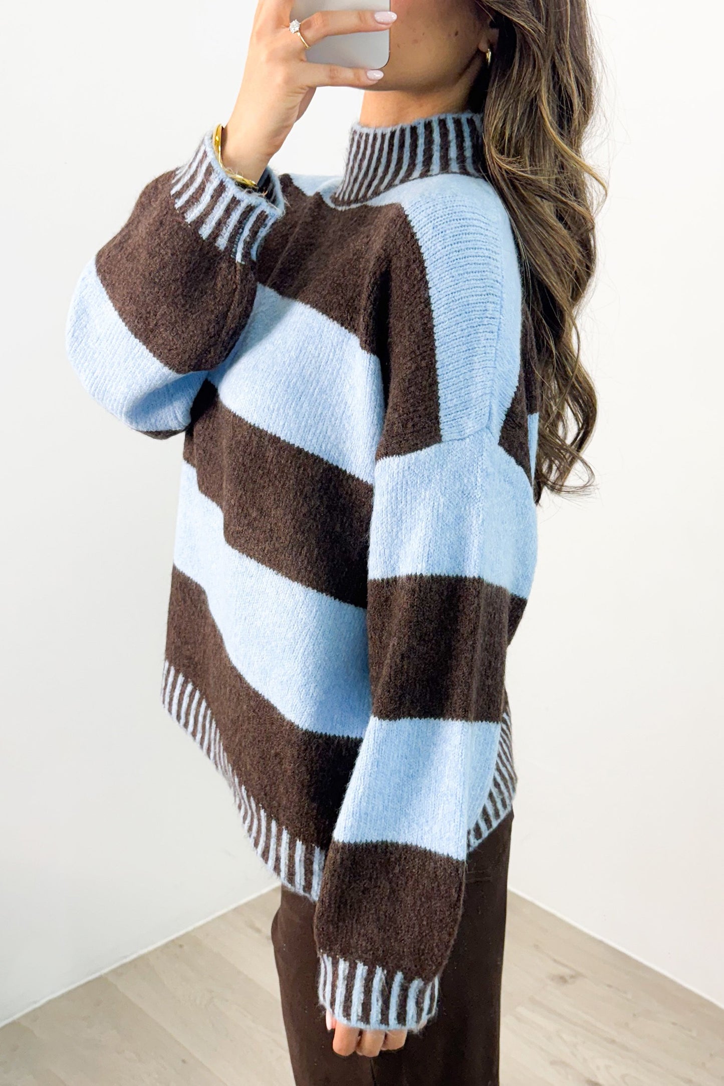 Stripe Relaxed  Sweater