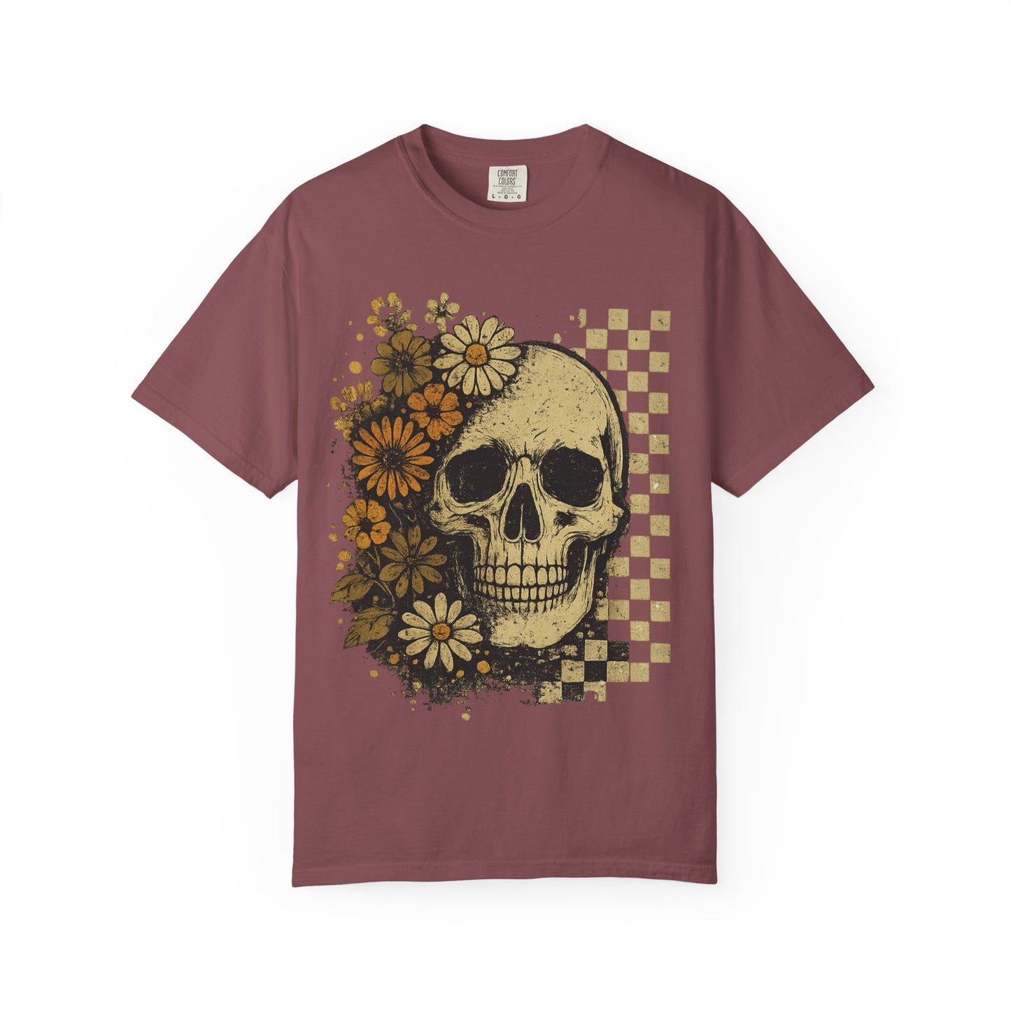 Skull And Flowers