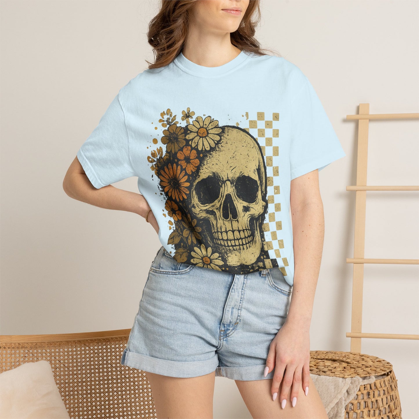 Skull And Flowers
