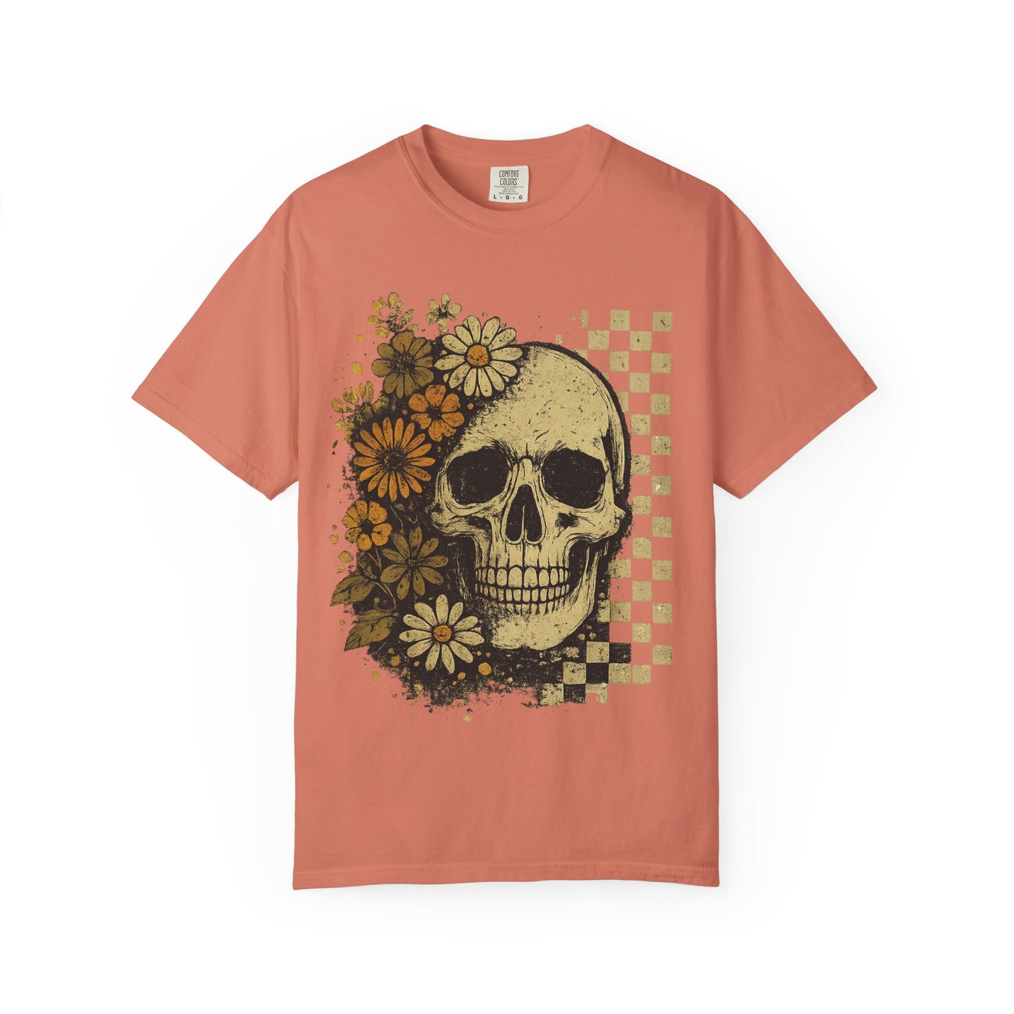 Skull And Flowers