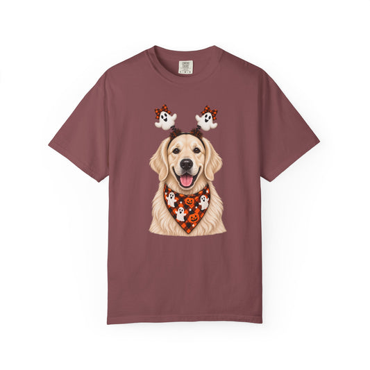 Cream Golden Retriever Halloween