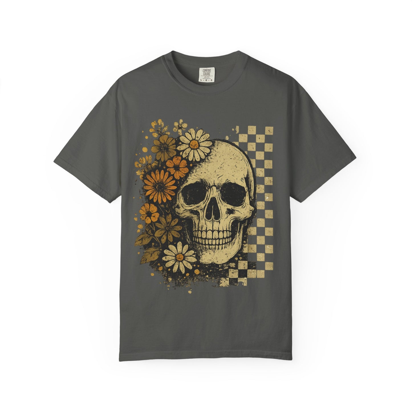 Skull And Flowers