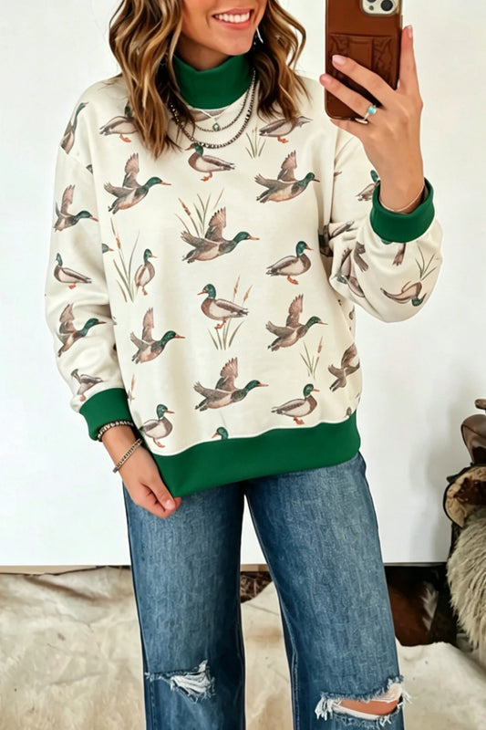 Mallard Print Sweatshirt