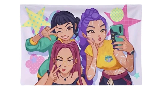 K-pop demon Slayer tapestry