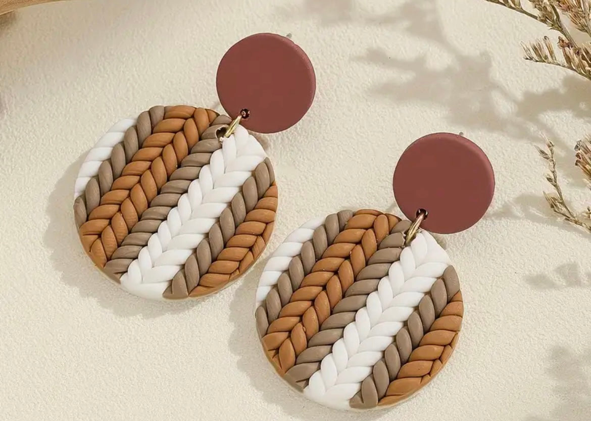 Clay earrings