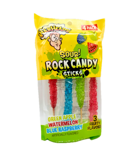 Warheads Sour Rock Candy Sticks