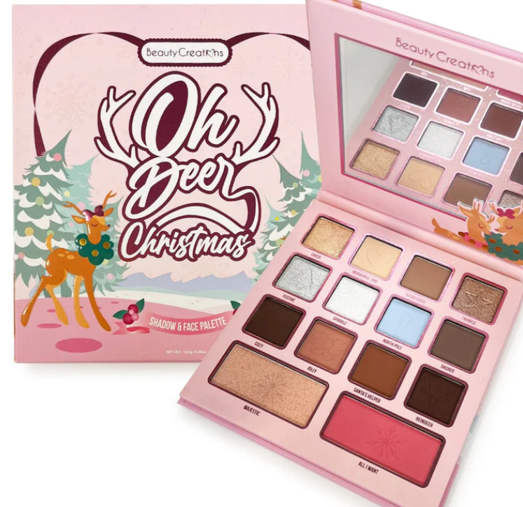 Oh Deer Christmas Shadow & Face Palette