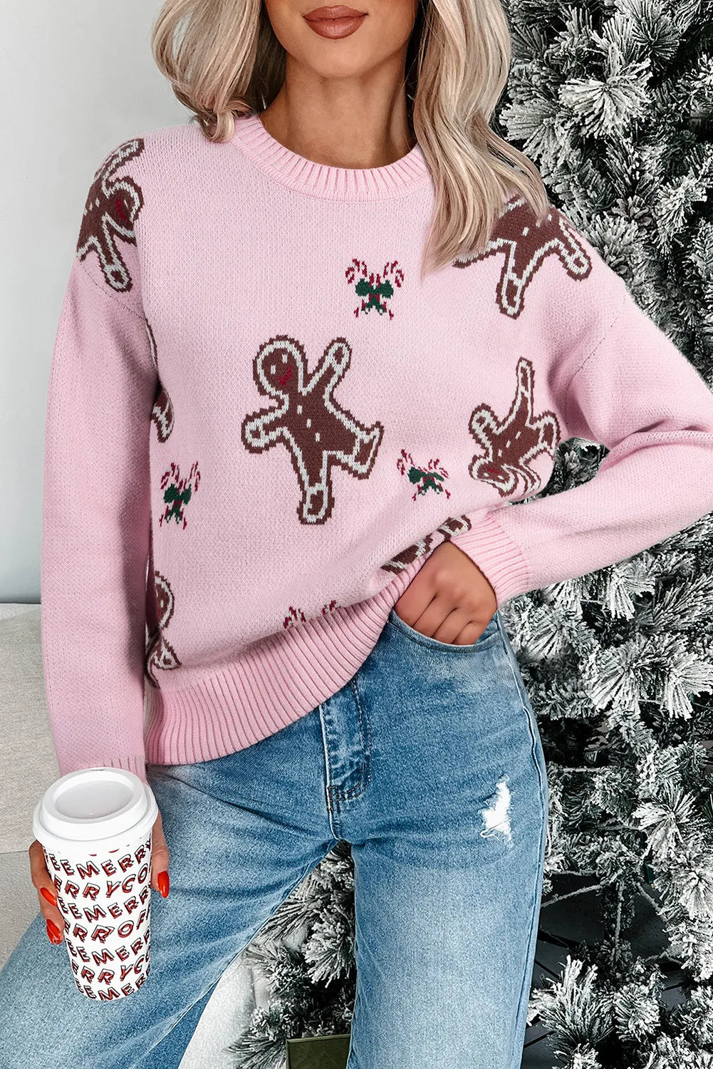 Christmas Ginger Bread Man Sweater
