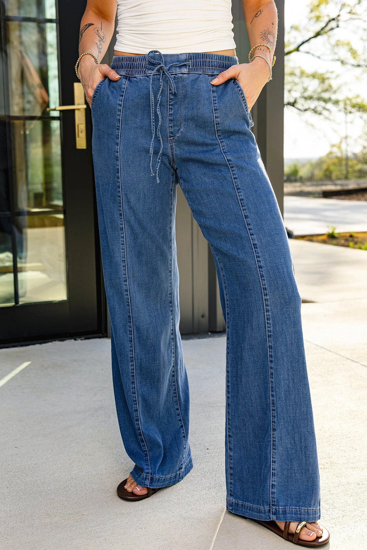Ashleigh Blue  Wide Leg Jeans